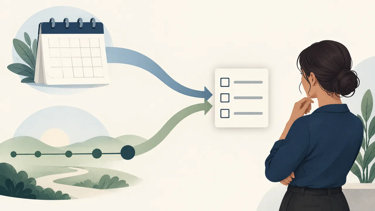 Match the Facts to the Question Decision path connecting a current work-permission question and a future sponsorship question to separate checks.