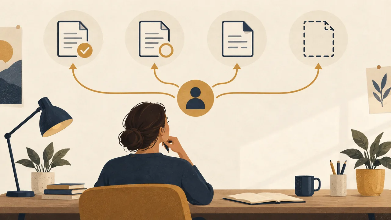 Four transcript decisions Illustrated four-way decision tree for deciding whether to submit a transcript.