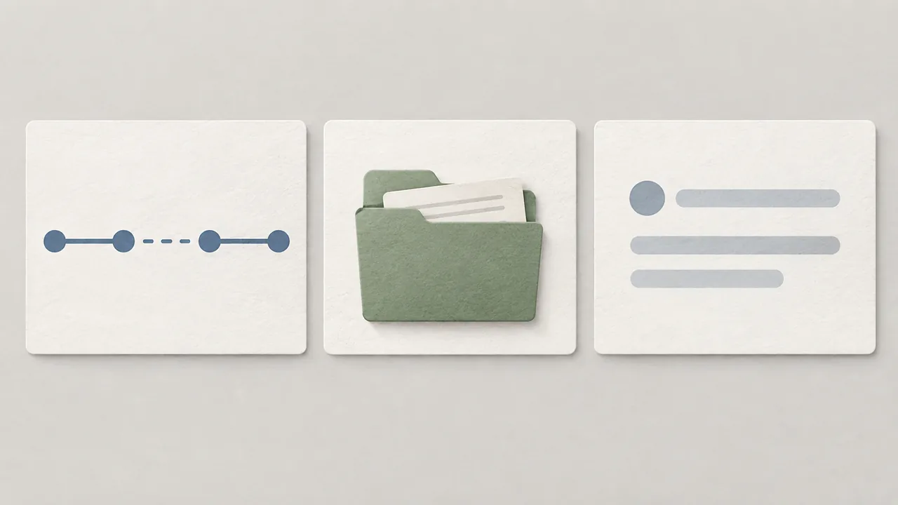 Three distinct resume choices: leave dates visible, list relevant activity, or add a short label.